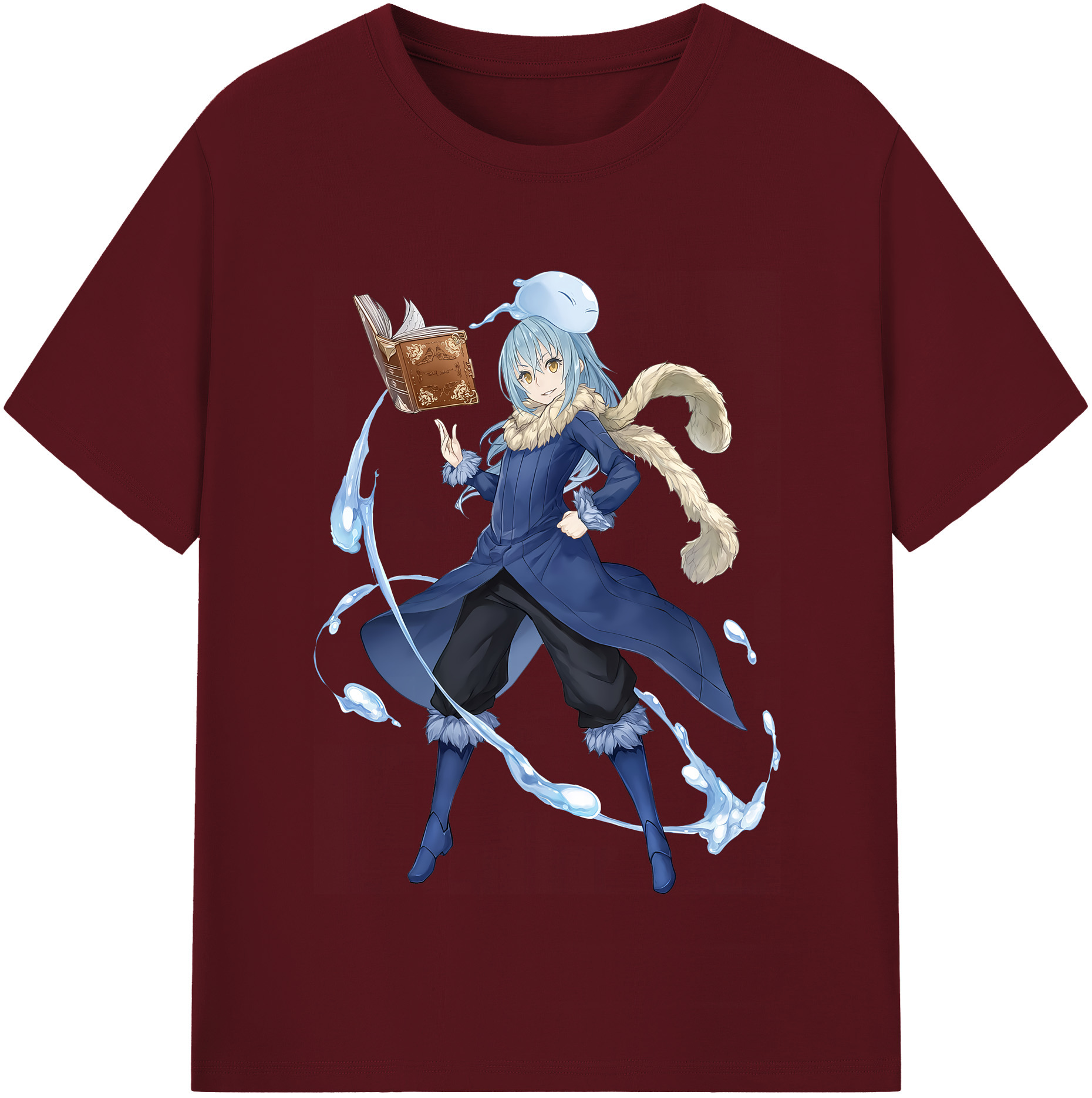 （画像用） 転スラ Regarding Reincarnated to Slime 綿100％半袖Tシャツ（フロントプリント）